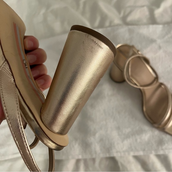 Gold Sam Edelman Kia Heels size 10.5 - Picture 8 of 10